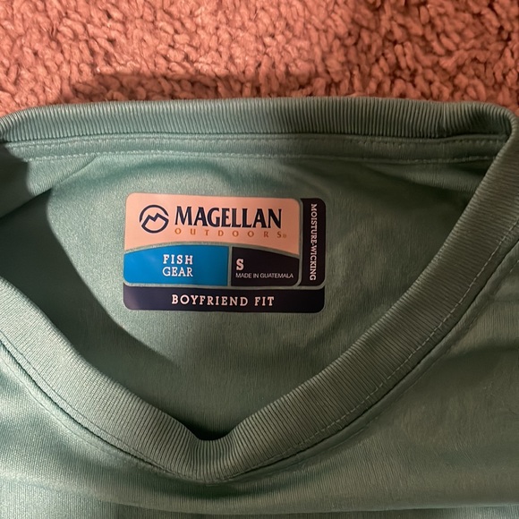 Magellan Teal Fishing Shirt Size Small - Picture 3 of 4